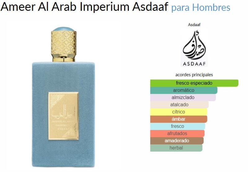 AMEER AL ARAB IMPERIUM ASDAAF 100ML - Imagen 2